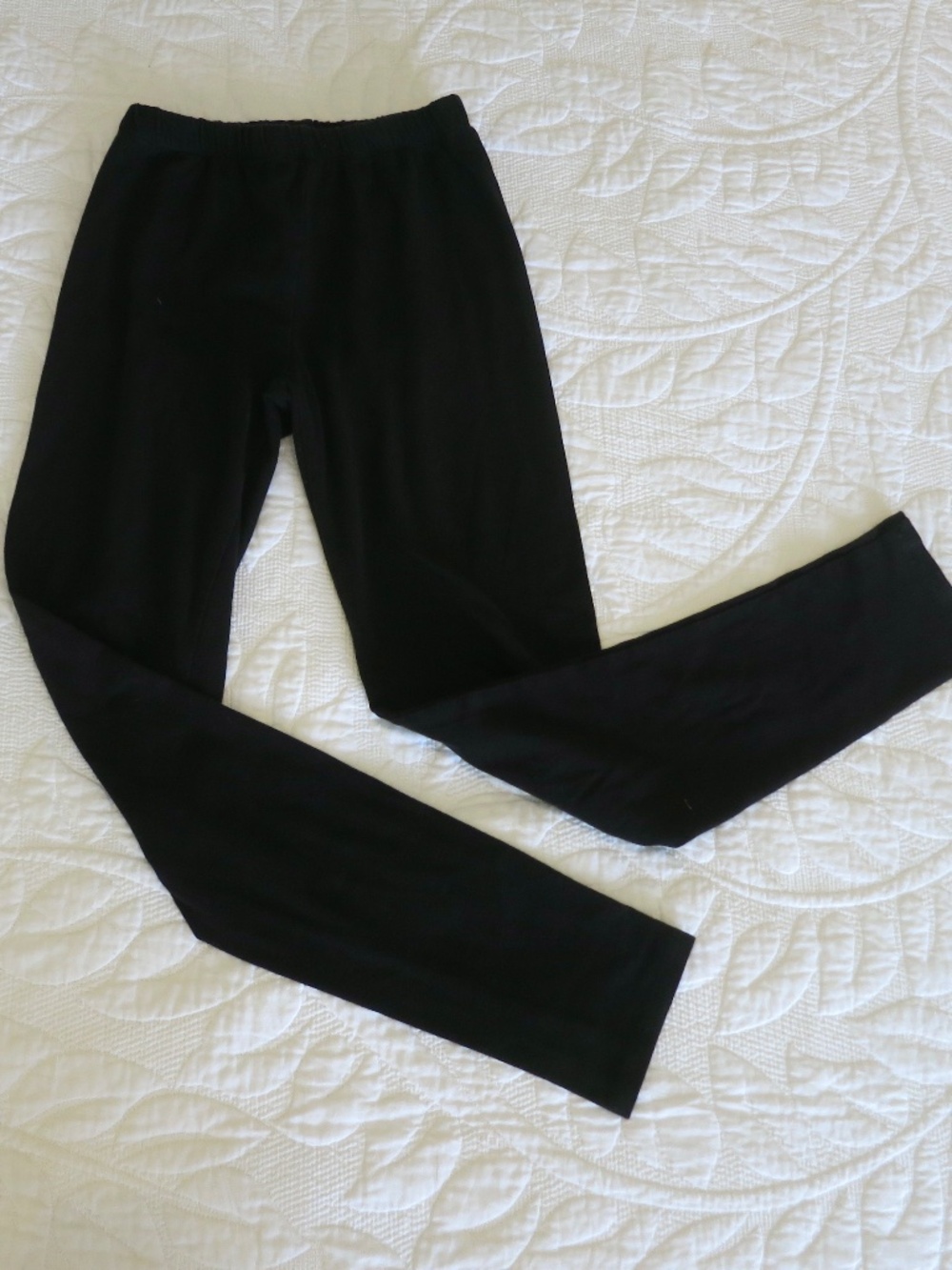 Gap Kids Organically Grown Cotton Leggings Size 10 in Black